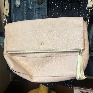 Kate Spade Pink Crossbody Bag with Tassel